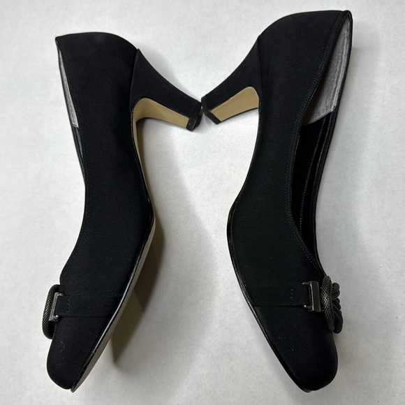 Ros Hommerson black pumps size 11 wide - Picture 6 of 8